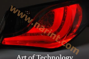 Задняя оптика LED BMW-Style (BLACK EDITION) - Hyundai YF Sonata (AUTO LAMP)