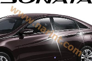 Хром на ручки дверей (AutoClover) для Hyundai YF Sonata [B809]