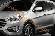 Комплект хромированных накладок (капот+окна) [C924] для Hyundai Santa Fe DM(AutoClover)