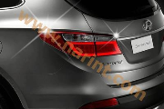 Хром пакет(передние, задние фонари, противотуманные фары) для Hyundai Santa Fe DM (AutoClover)