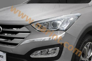  Молдинг (Хром) на передний и задний бампер [C336]для Hyundai Santa Fe DM (AutoClover) 