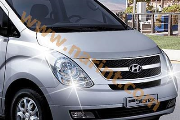 Хром на передние фонари [B677] для Hyundai Grand Starex (AutoClover)