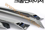 Хромовые дефлектора A208 для Hyundai Grand Starex (AutoClover)