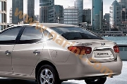 Хромовые уголки [A313] для Hyundai Avante HD (AutoClover)
