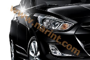 Хромовые накладки [B700] для LED зеркал заднего вида для Hyundai Avante MD (AutoClover)