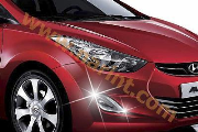 Хром на противотуманные фары [B715] для Hyundai Avante MD (AutoClover)