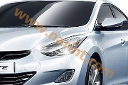 Хром на передние фонари [B699] для Hyundai Avante MD (AutoClover)