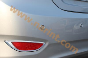 Хромовые накладки на задние рефлекторы для Hyundai Accent(New)[K-534]