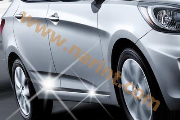 Молдинг-акцент (AutoClover) для Hyundai Accent New [B755]