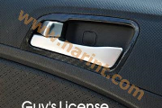Декоративные наклейки на внутр. ручки дверей для Hyundai Accent New [ARTX] 