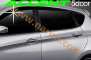 Дефлекторы боковых окон(AutoClover) для Hyundai Accent New [A139]