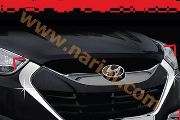 Хромовая окантовка на решетку радиатора [B221] для Hyundai Tucson IX35 (AutoClover)