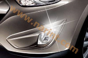Хромовые накладки на противотуманные фары и задние рефлектора [B634] для Hyundai Tucson IX 35 (AutoClover)