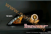 Передняя оптика CCFL & LED для Hyundai Genesis Coupe (`09~) (AUTO LAMP)