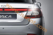 Хромовые накладки на задние фонари для Daewoo Tosca (AutoClover)