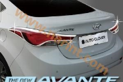 Хромовые накладки на задние фонари [C497] для New Avante MD (AutoClover)