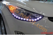 LED реснички для Avante MD (LED&CAR)