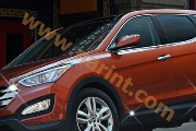 Комплект хромированных накладок(решетка радиатора+акцент+багажник) [C925] для Hyundai Santa Fe DM(AutoClover)
