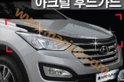 Накладка на капот [B112] для Hyundai MaxCruze (AutoClover)